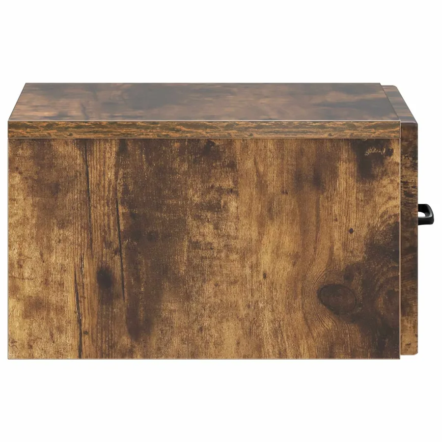 Table d'appoint murale Chêne fumé 59 x 34,5 x 17 cm - 6