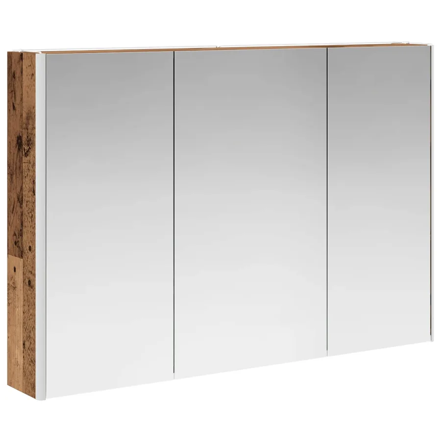 Ensemble de mobilier de salle de bain 4 pcs Bois ancien - 7