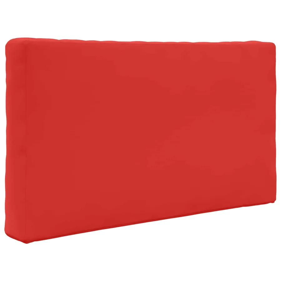 Coussin de canapé d'extérieur 3 pcs Rouge Polyester - 5