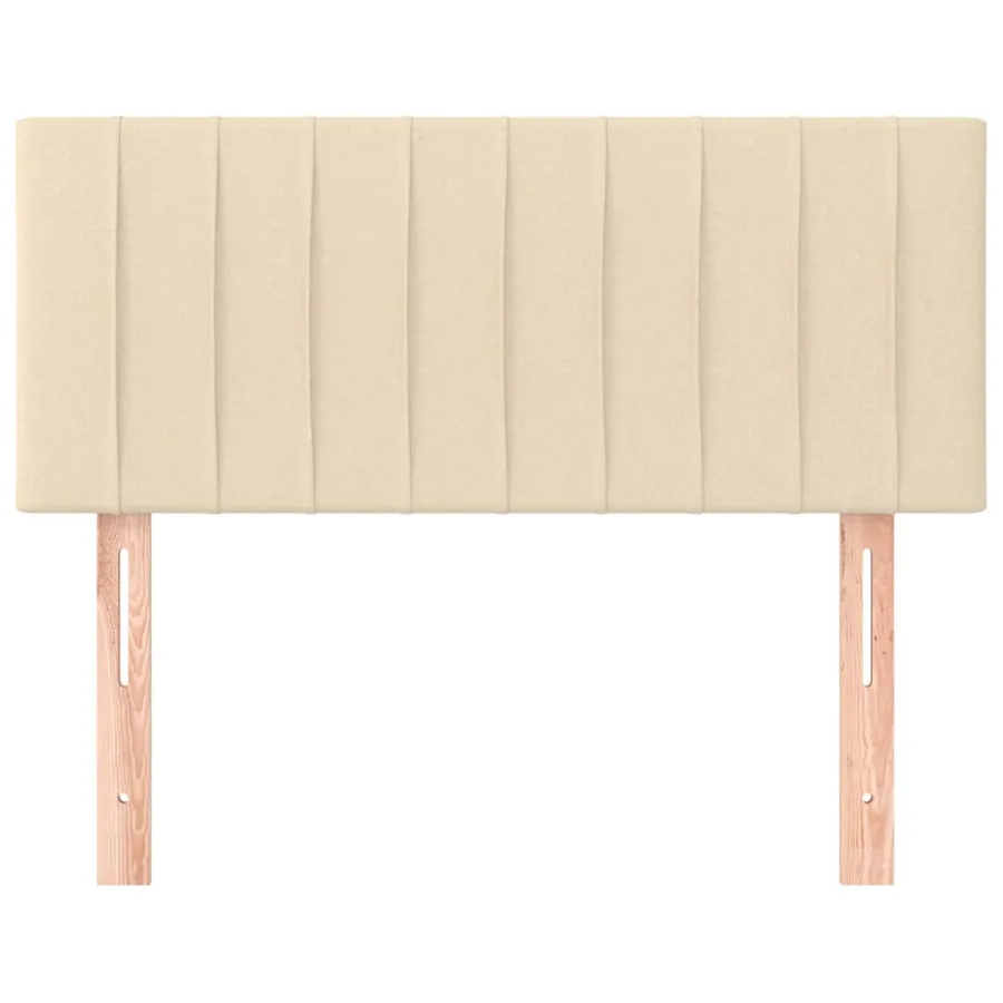 Tête de lit Crème 80x5x78/88 cm Tissu - 3