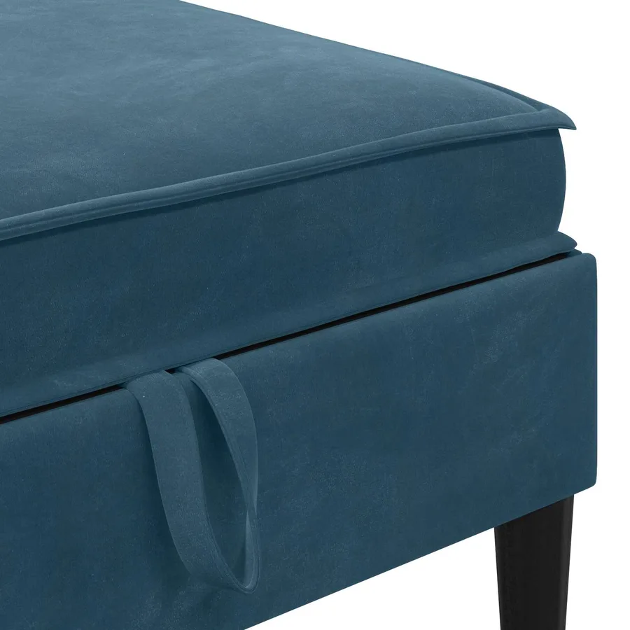 Ensemble de meubles pour le salon 5 pcs Bleu Velours - 7