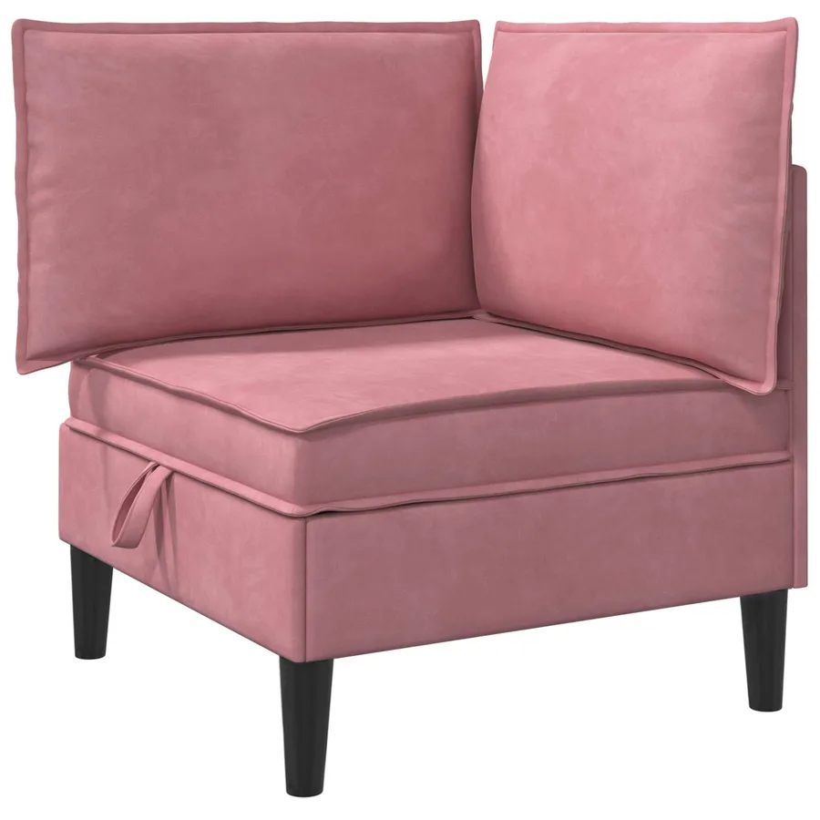Ensemble de meubles pour le salon 5 pcs Rose Velours - 4
