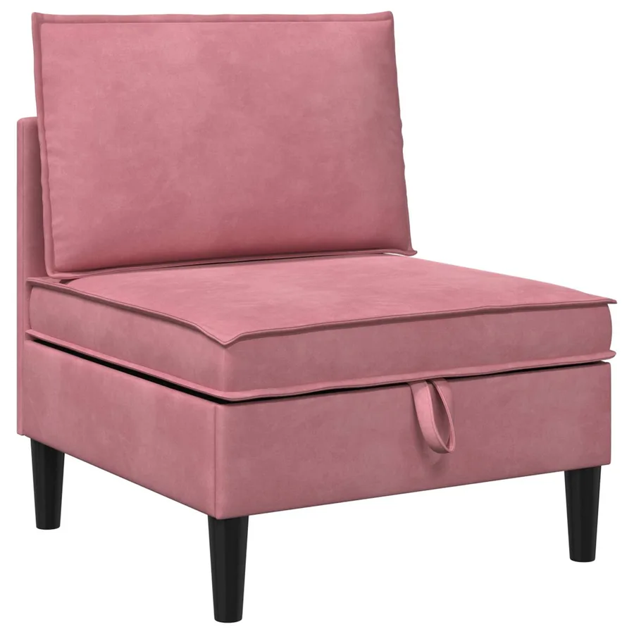 Ensemble de meubles pour le salon 5 pcs Rose Velours - 5