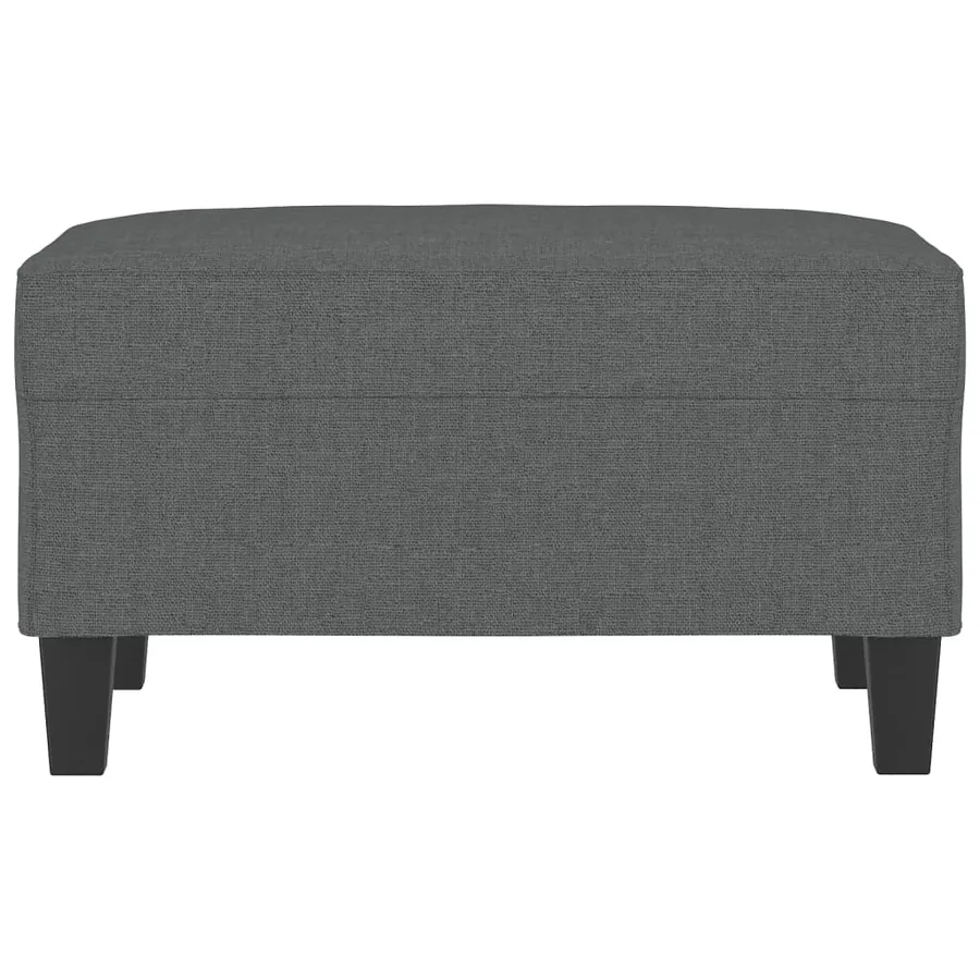 Repose-pied Gris foncé 70x55x41 cm Tissu - 3