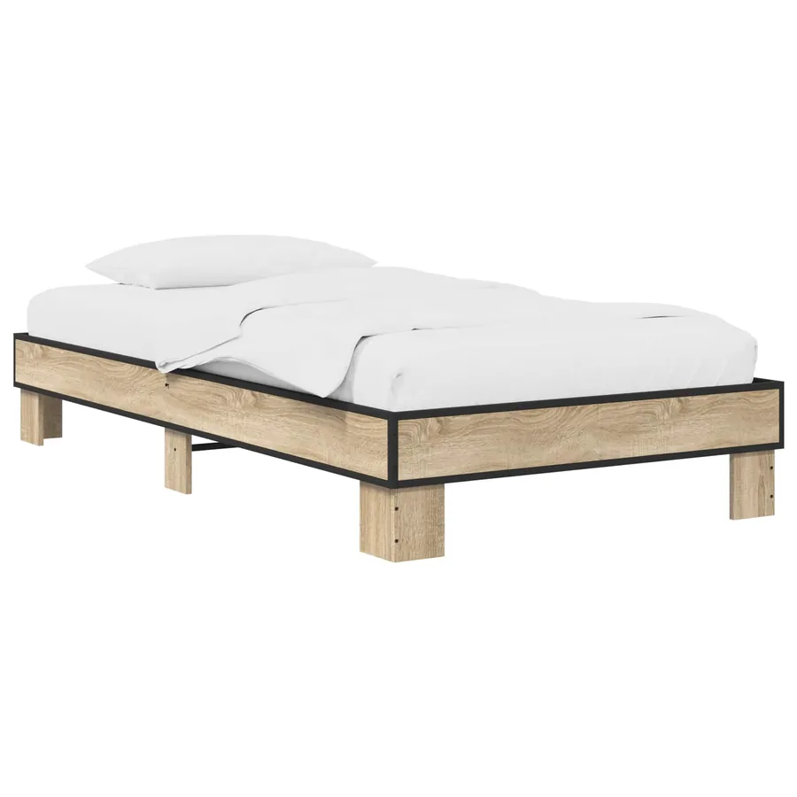 Cadre de lit Chêne Sonoma 80 x 200 cm Bois d'ingénierie