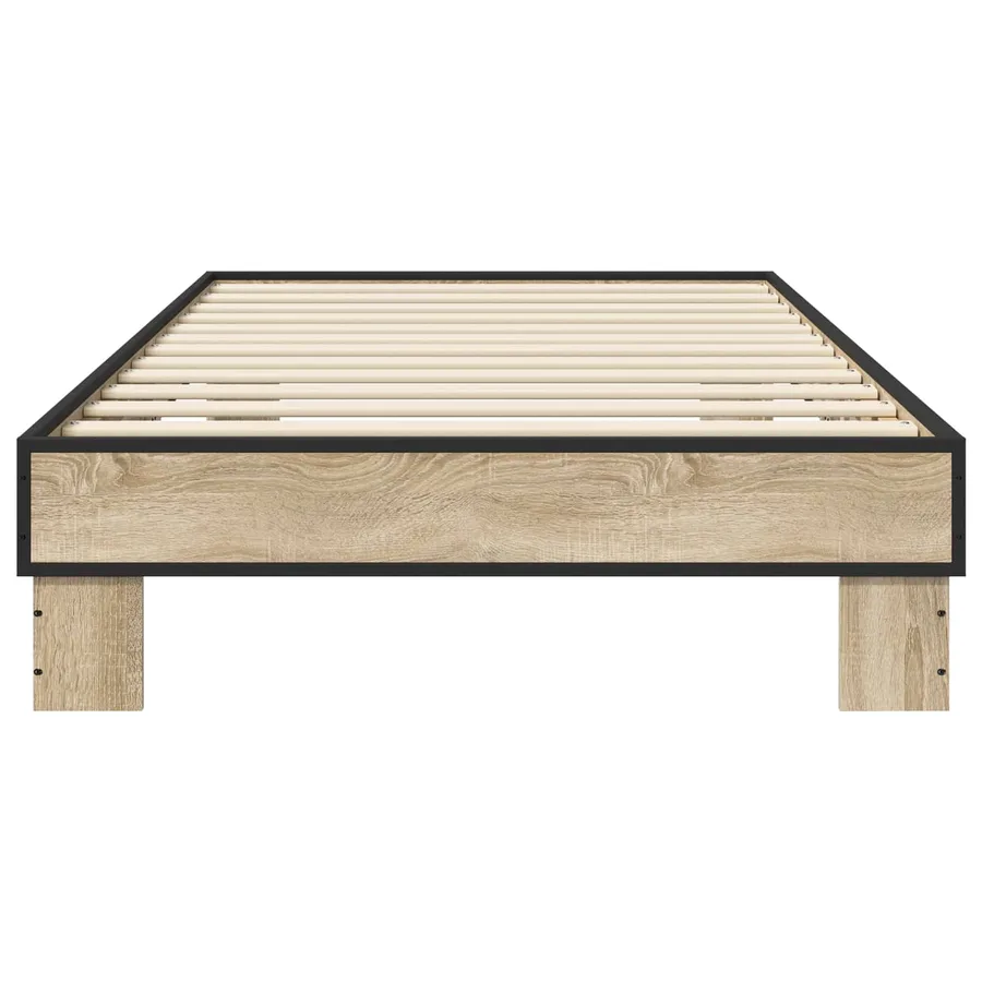 Cadre de lit Chêne Sonoma 80 x 200 cm Bois d'ingénierie - 3
