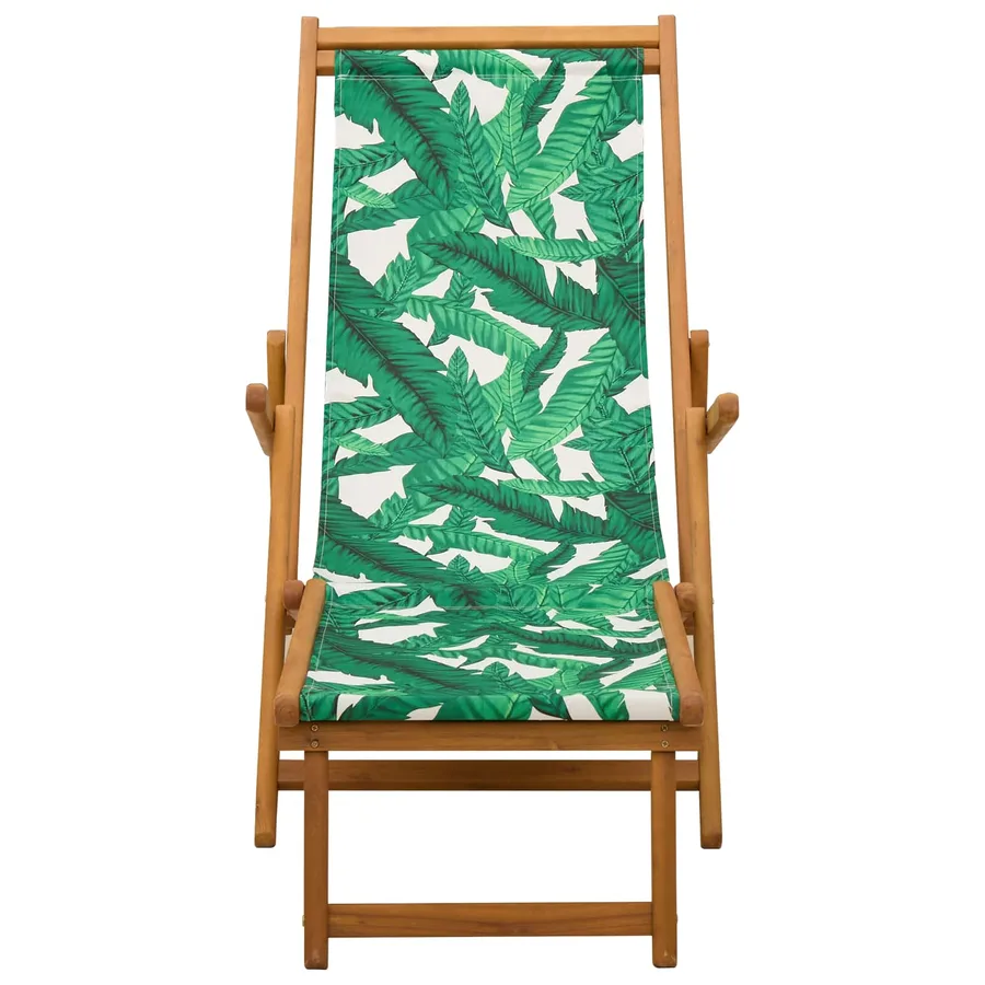 Chaise longue pliante 3 Position Bois d'eucalyptus massif - 3