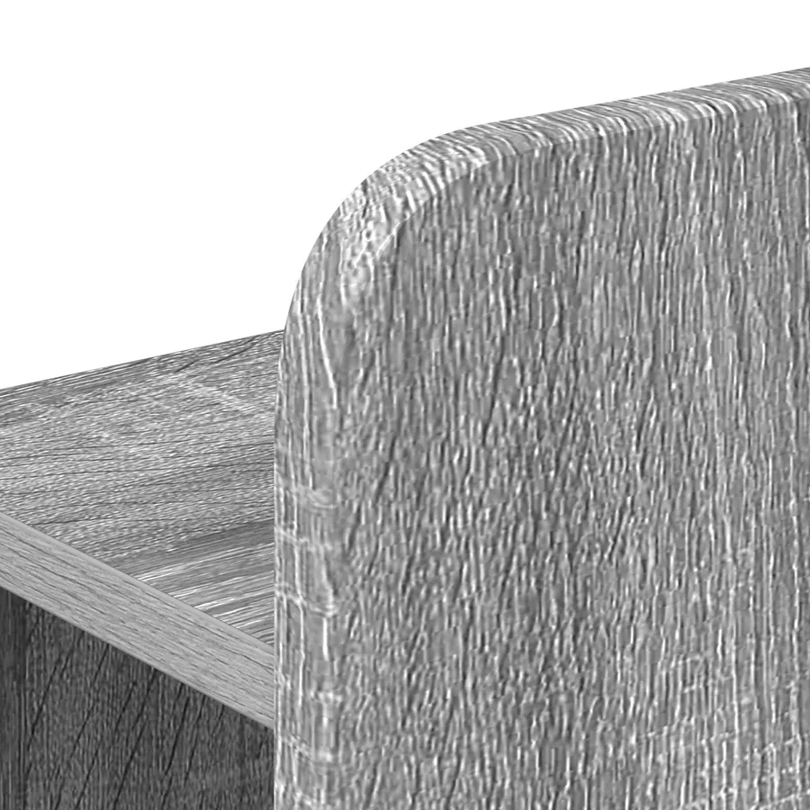 Cadre de lit avec rangement Sonoma gris 90 x 190 cm - 7
