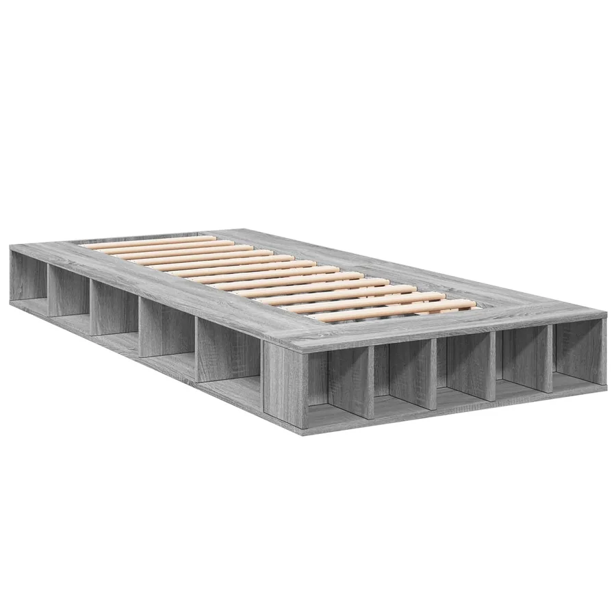 Cadre de lit avec rangement Sonoma gris 80 x 200 cm - 3