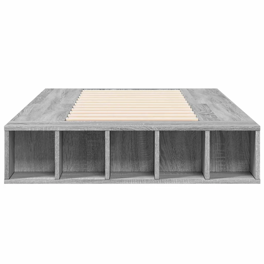 Cadre de lit avec rangement Sonoma gris 80 x 200 cm - 4