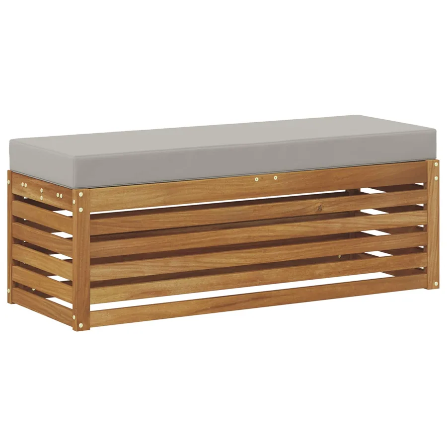 Banc de Jardin Bois d'Acacia Massif Naturel - 2