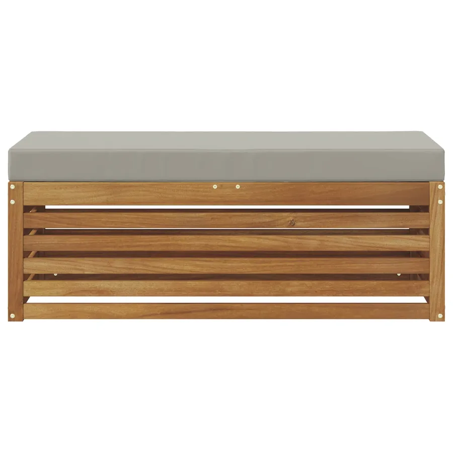 Banc de Jardin Bois d'Acacia Massif Naturel - 3
