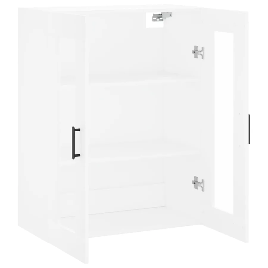 Armoire murale blanc 69,5x34x90 cm - 7