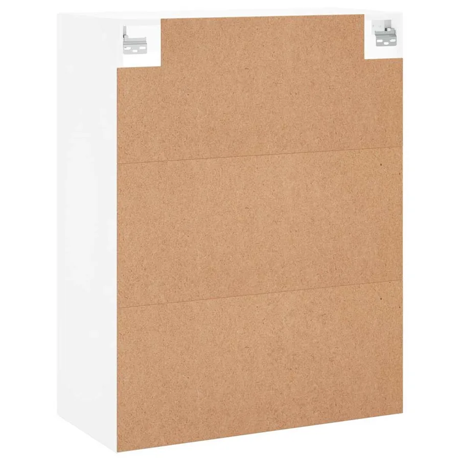 Armoires murales 2 pcs blanc bois d'ingénierie - 8
