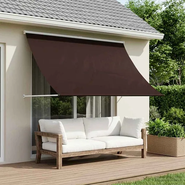 Auvent Marron 400 x 150 cm