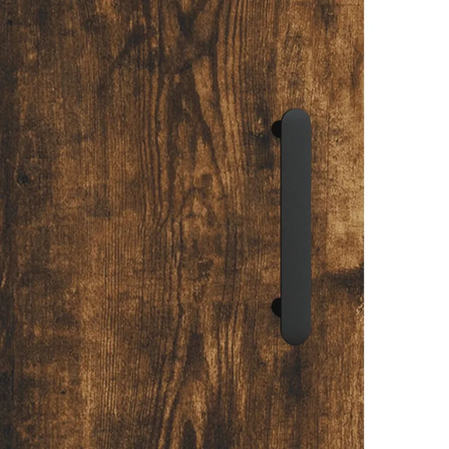 Armoire murale chêne fumé 34,5x34x90 cm - 11