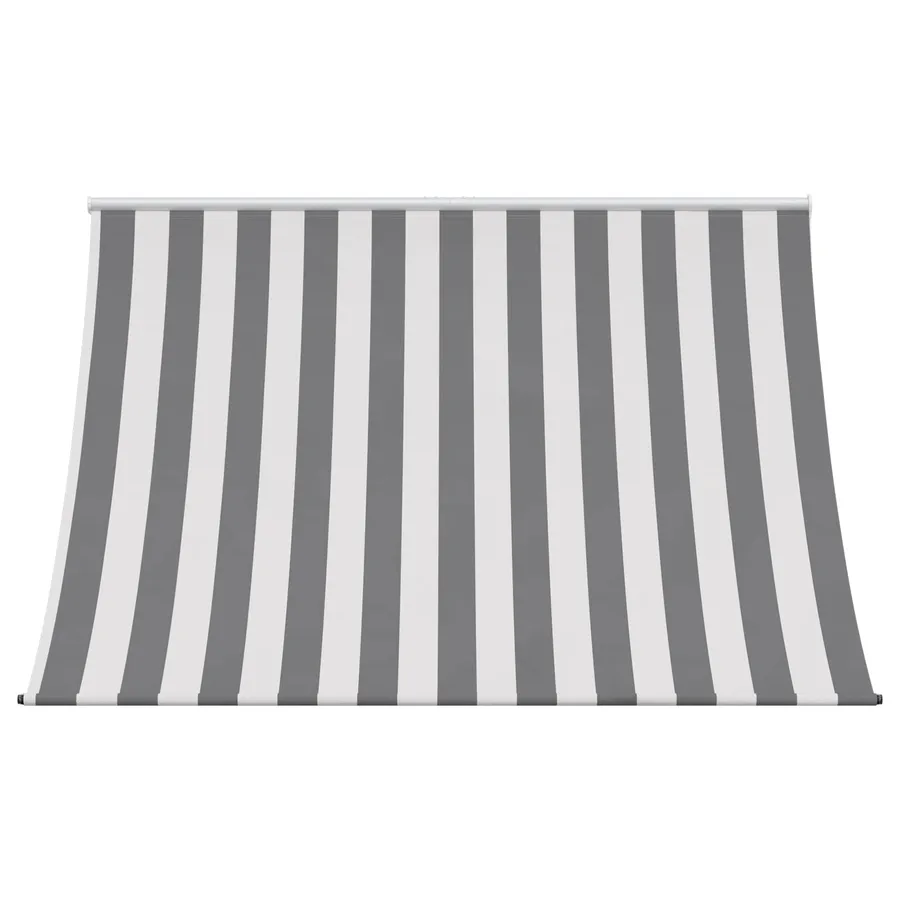Auvent Anthracite et blanc 400 x 150 cm - 2