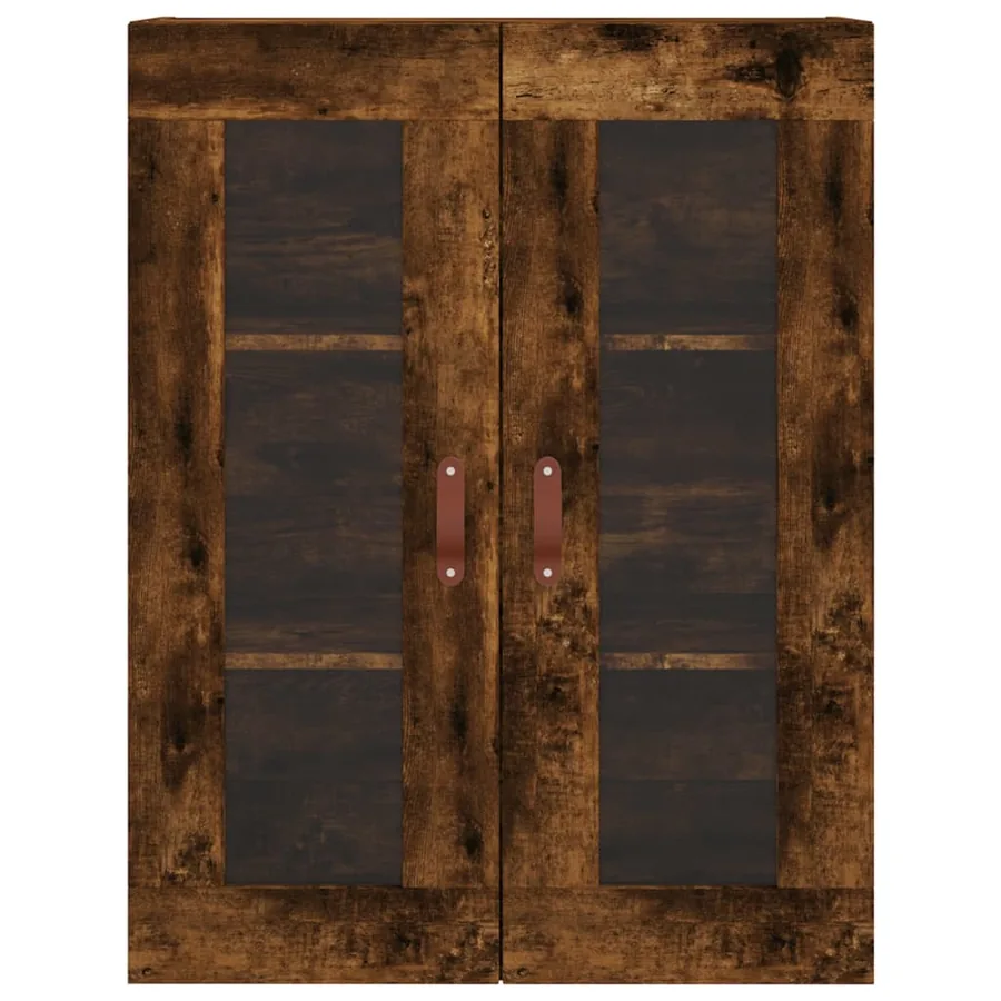 Armoires murales 2 pcs chêne fumé bois d'ingénierie - 6