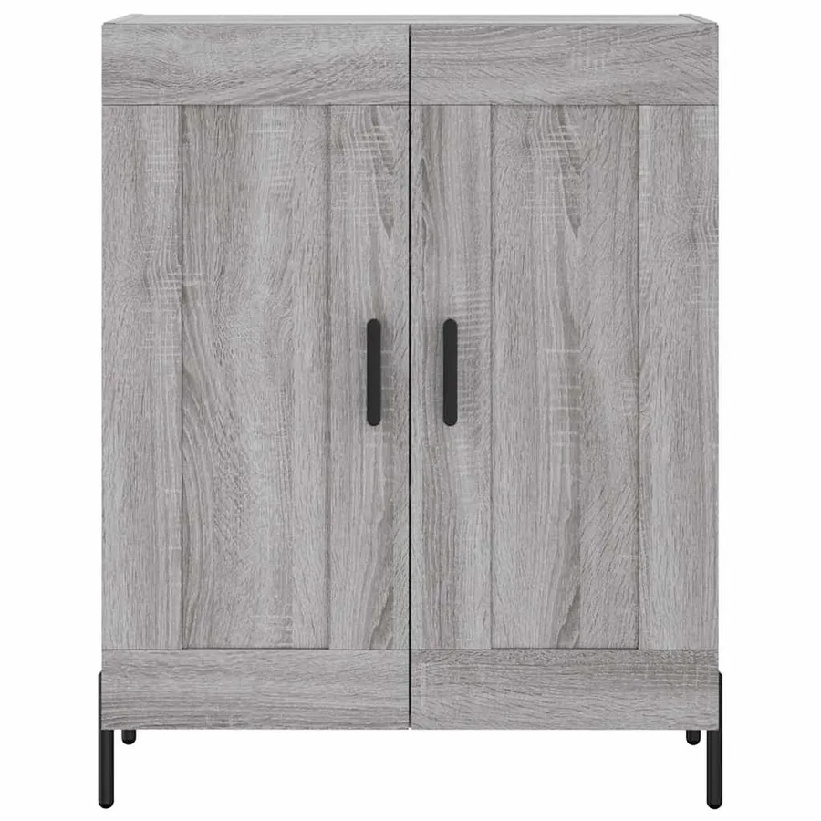 Buffet haut Sonoma gris 69,5x34x180 cm Bois d'ingénierie - 8