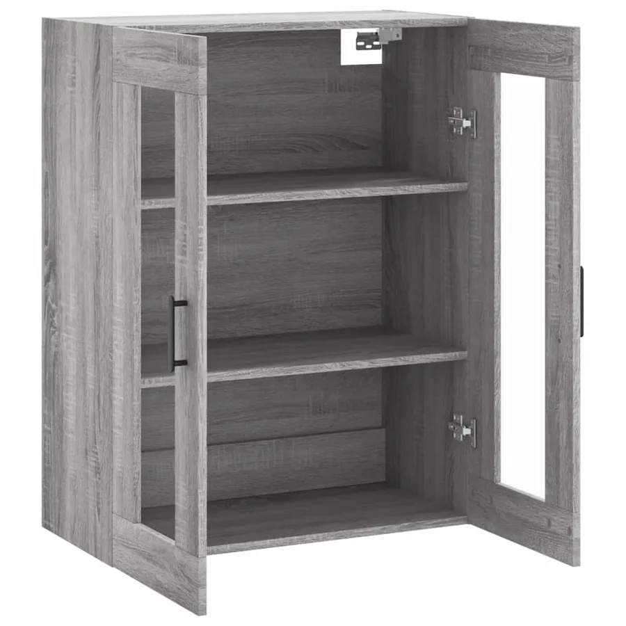 Armoire murale sonoma gris 69,5x34x90 cm - 7