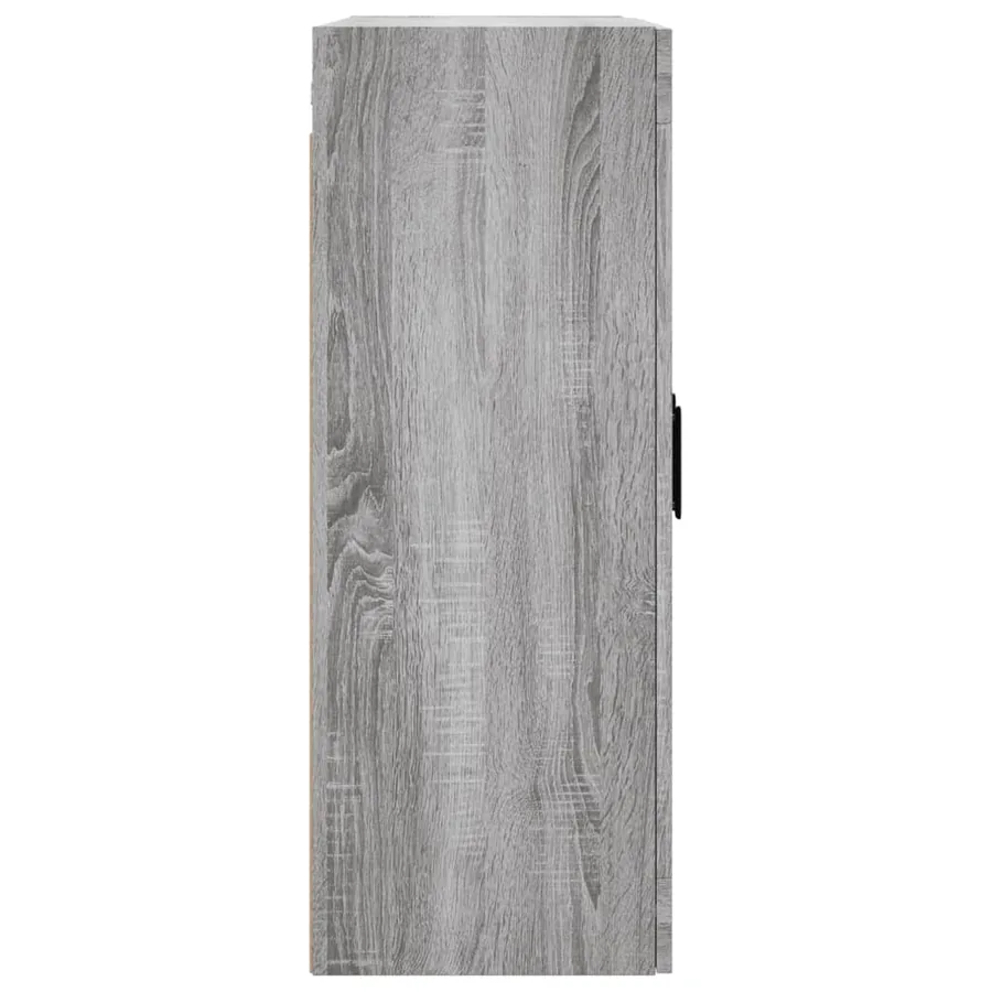 Armoire murale sonoma gris 69,5x34x90 cm - 8