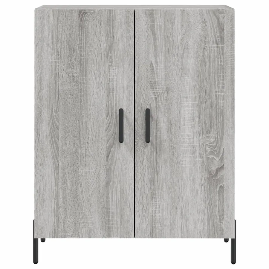 Buffet haut Sonoma gris 69,5x34x180 cm Bois d'ingénierie - 8