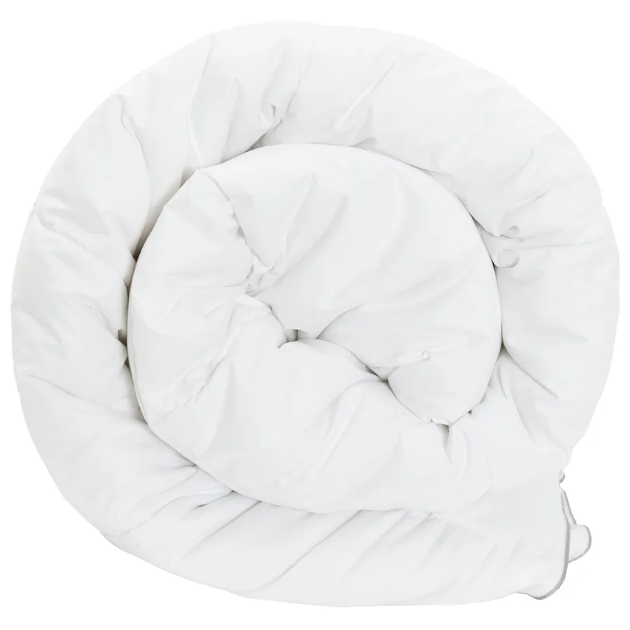 Duvet complet toute l'année Blanc 200 x 200 cm Fibre de bambou - 5