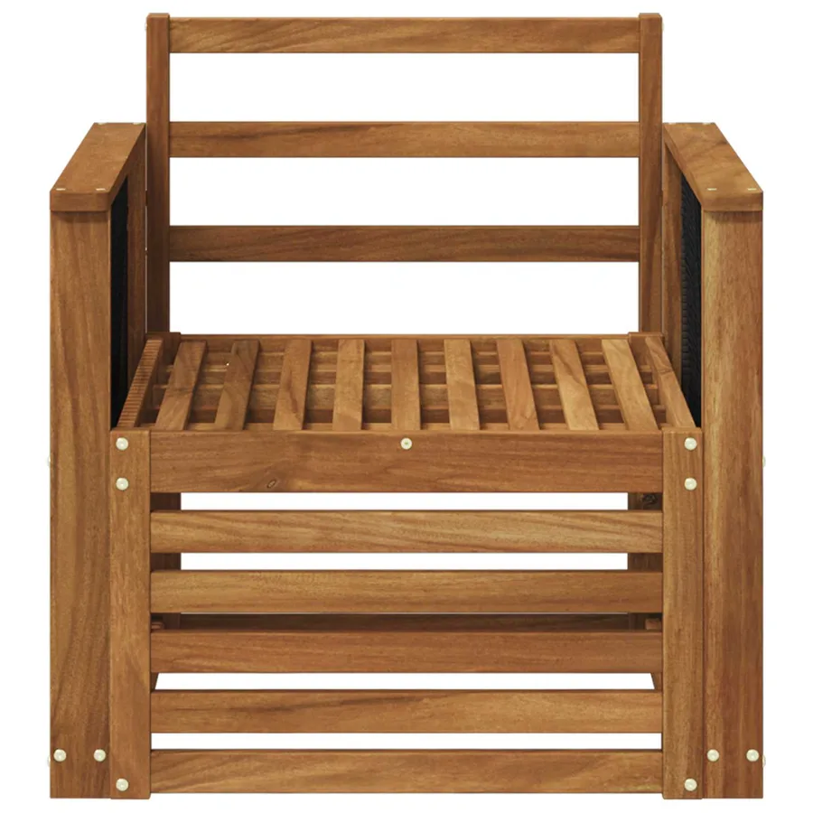 Sofa de milieu extérieur Naturel - 3