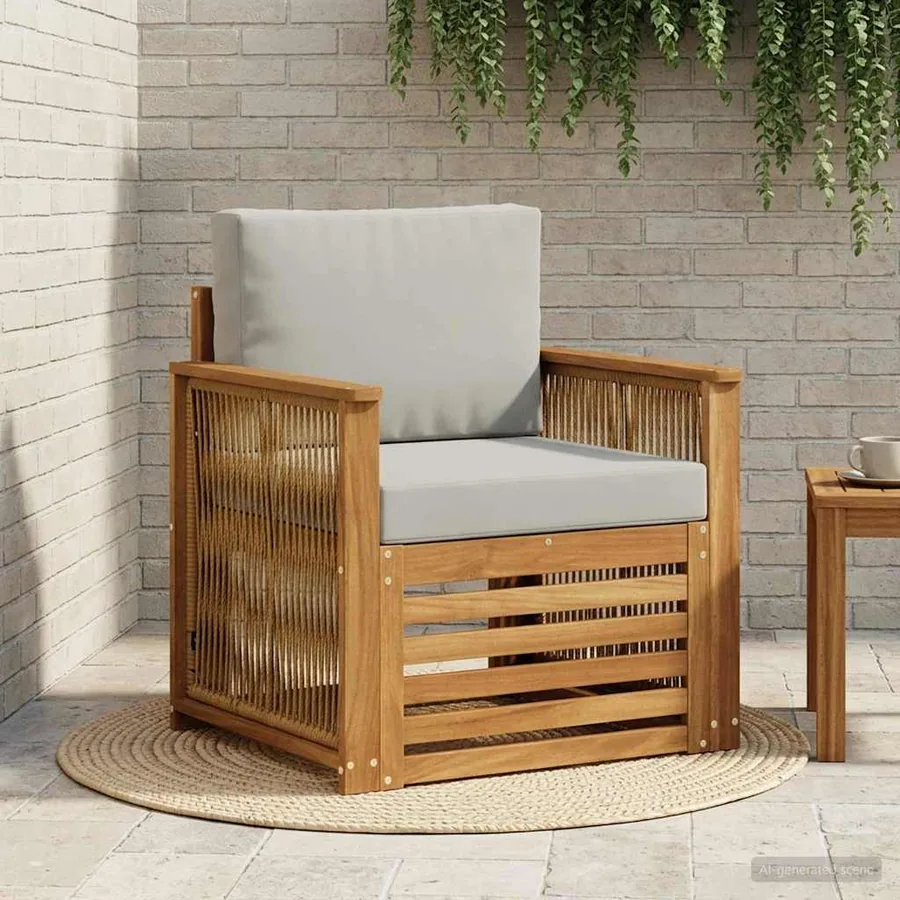 Sofa de milieu extérieur Naturel