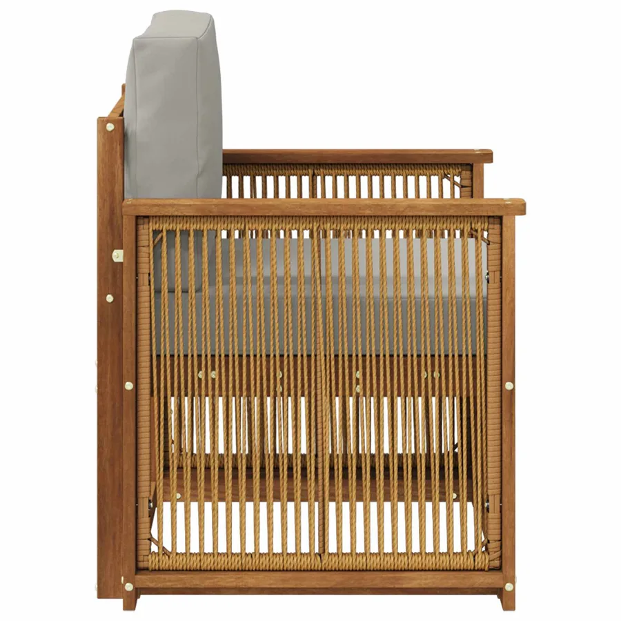 Sofa de milieu extérieur Naturel - 4
