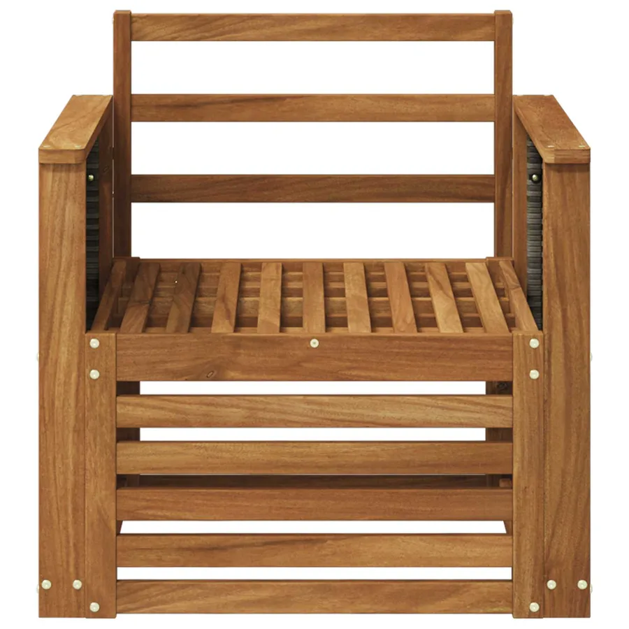Sofa de milieu extérieur Naturel - 3