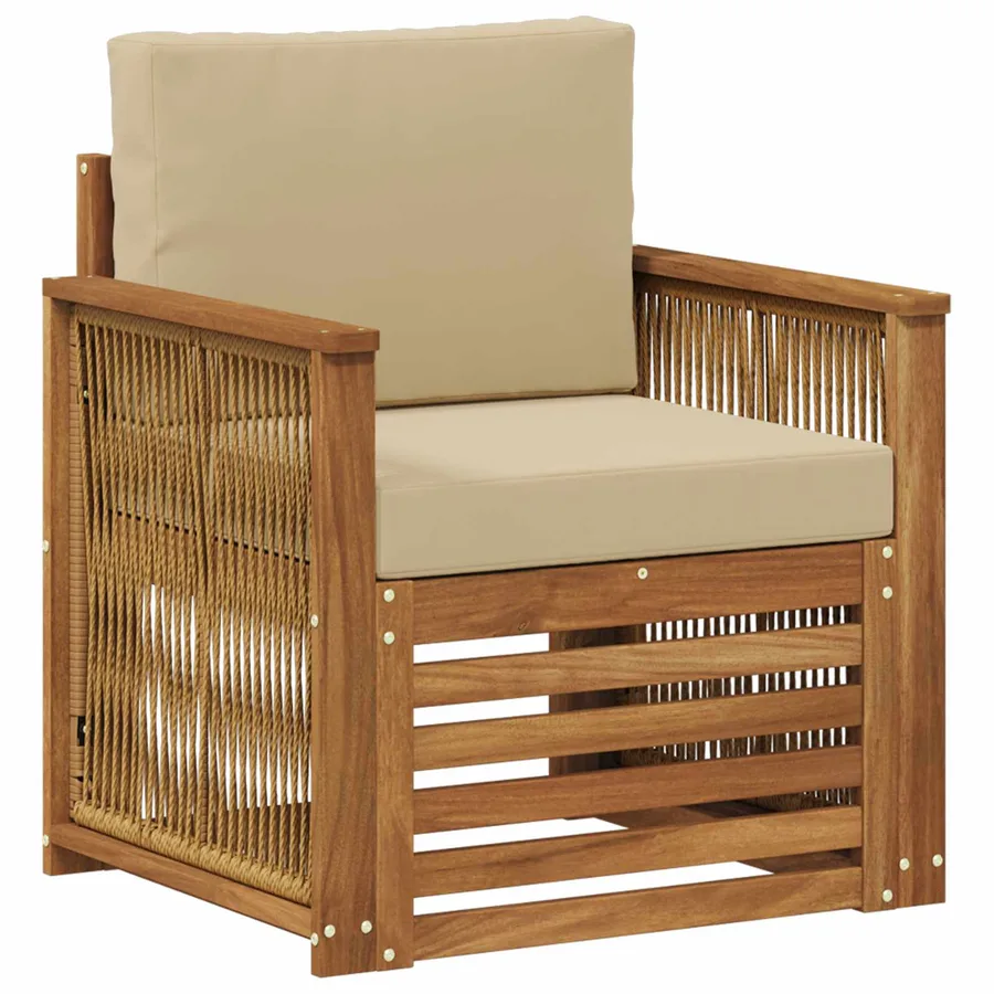 Sofa de milieu extérieur Naturel - 2