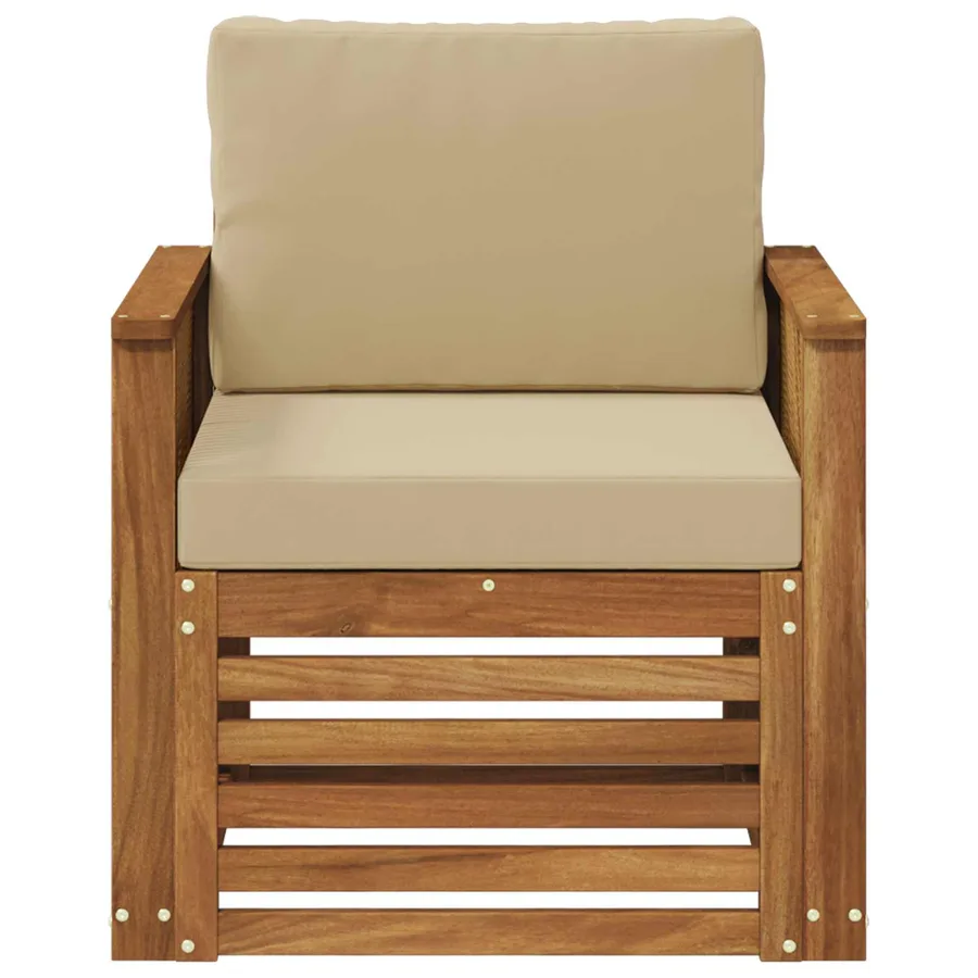 Sofa de milieu extérieur Naturel - 3
