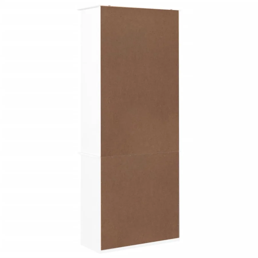 Bibliothèque tiroirs ALTA blanc 77x35x186,5cm bois massif pin - 6