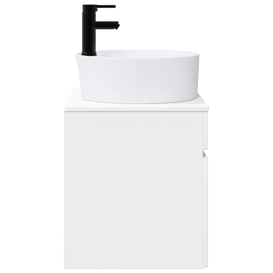 Meuble de lavabo mural Blanc 49 x 44,5 x 65 cm - 3