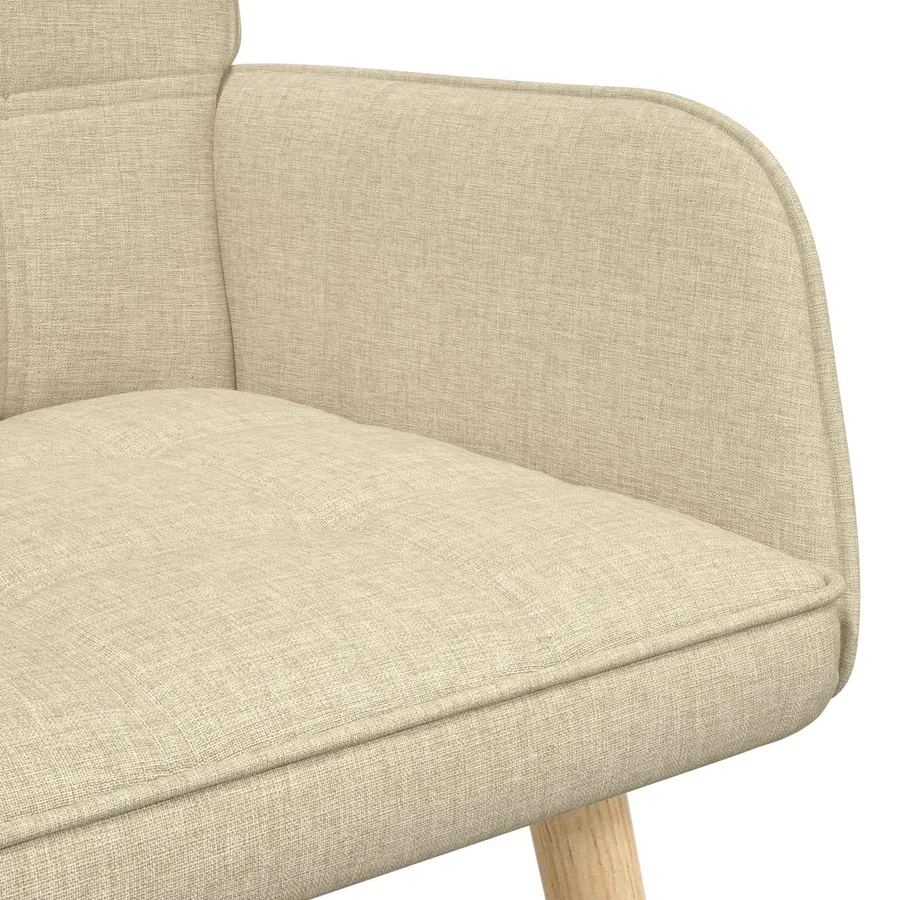 Sofa 2 places Crème 115 x 61 x 87 cm Tissu - 7