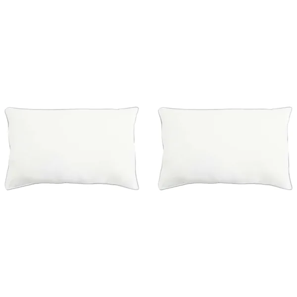 Oreiller 2 pcs Blanc 50 x 70 cm Fibre de bambou