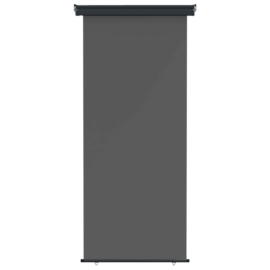 Store latéral de balcon 60 x 250 cm 100% polyester fer acier