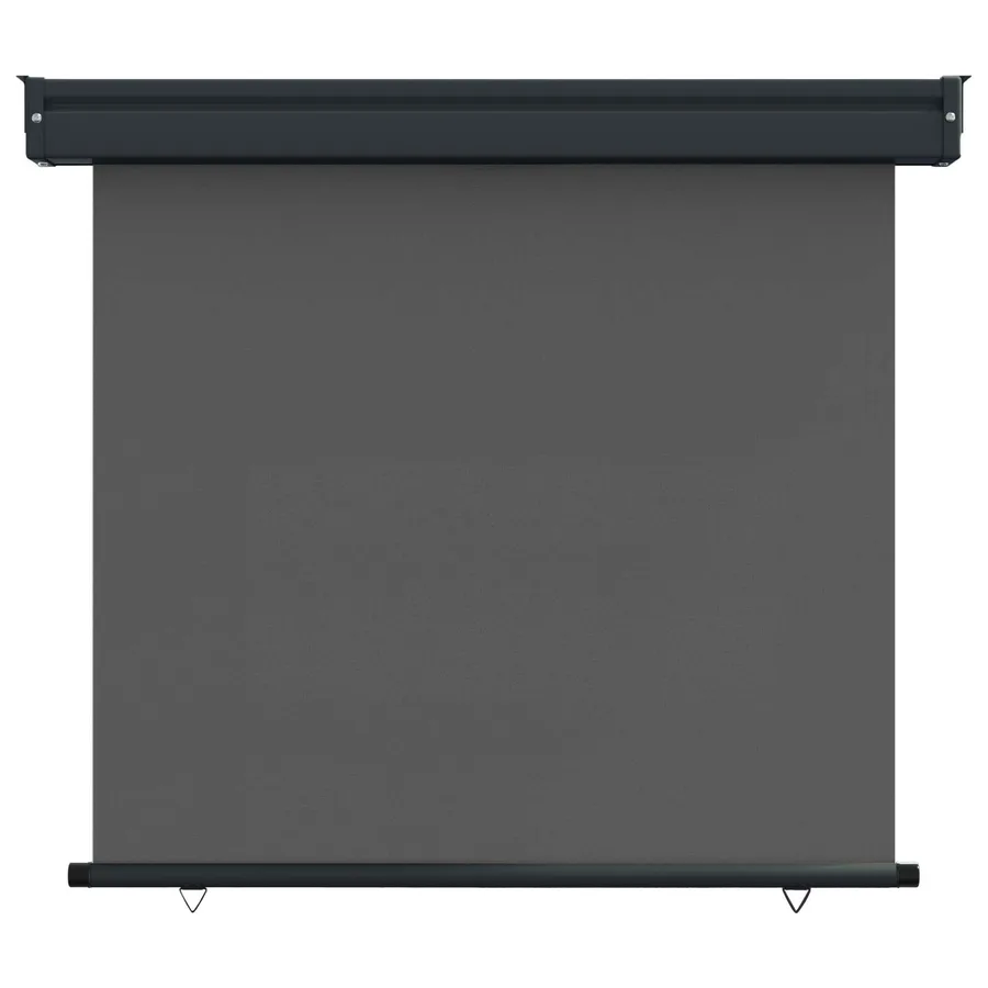 Store latéral de balcon 60 x 250 cm 100% polyester fer acier - 2