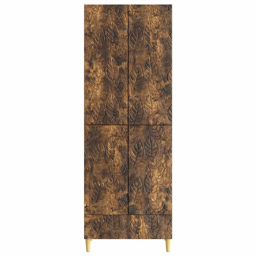 Ensemble de Meubles 2 pcs Chêne fumé Bois d'ingénierie - 5