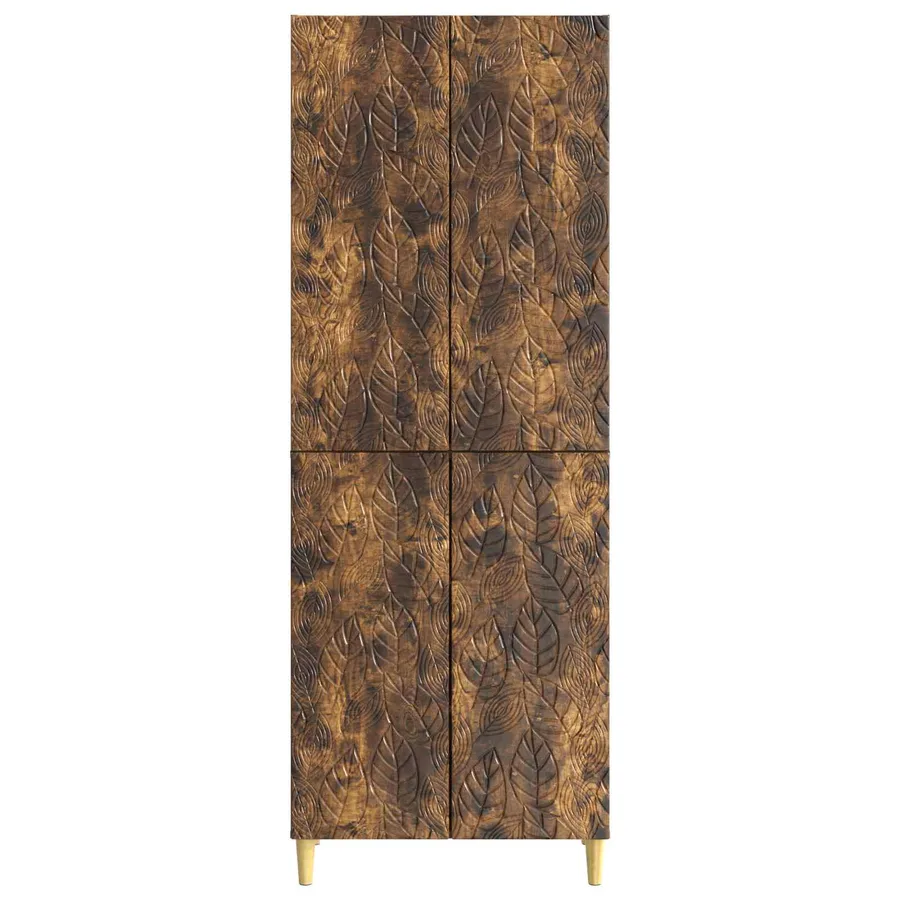 Ensemble de Meubles 2 pcs Chêne fumé Bois d'ingénierie - 5