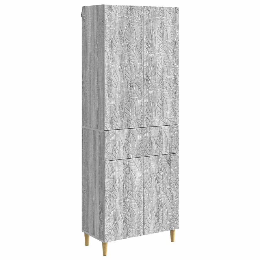 Ensemble de Meubles 2 pcs Sonoma gris Bois d'ingénierie - 2