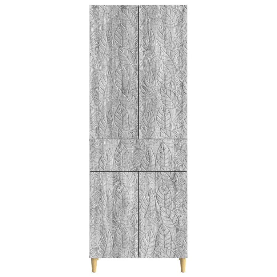 Ensemble de Meubles 2 pcs Sonoma gris Bois d'ingénierie - 5