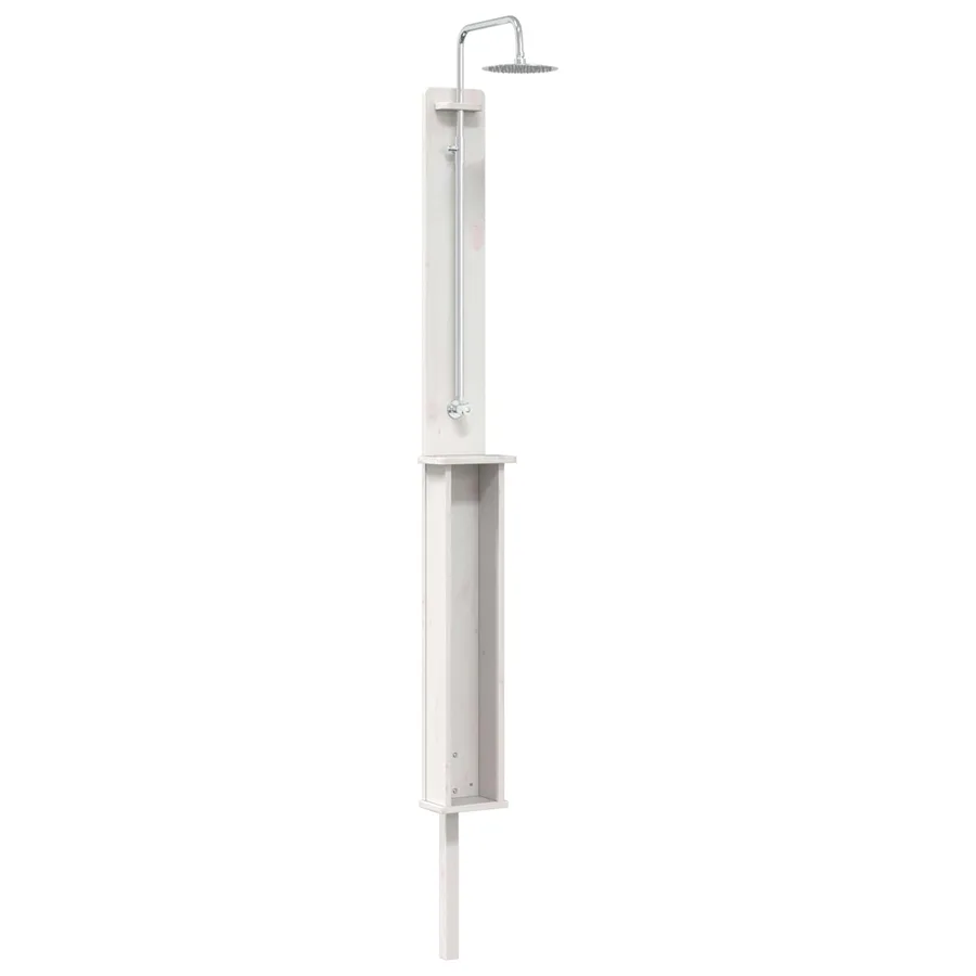 Douche d'extérieur 246 cm Blanc - 2