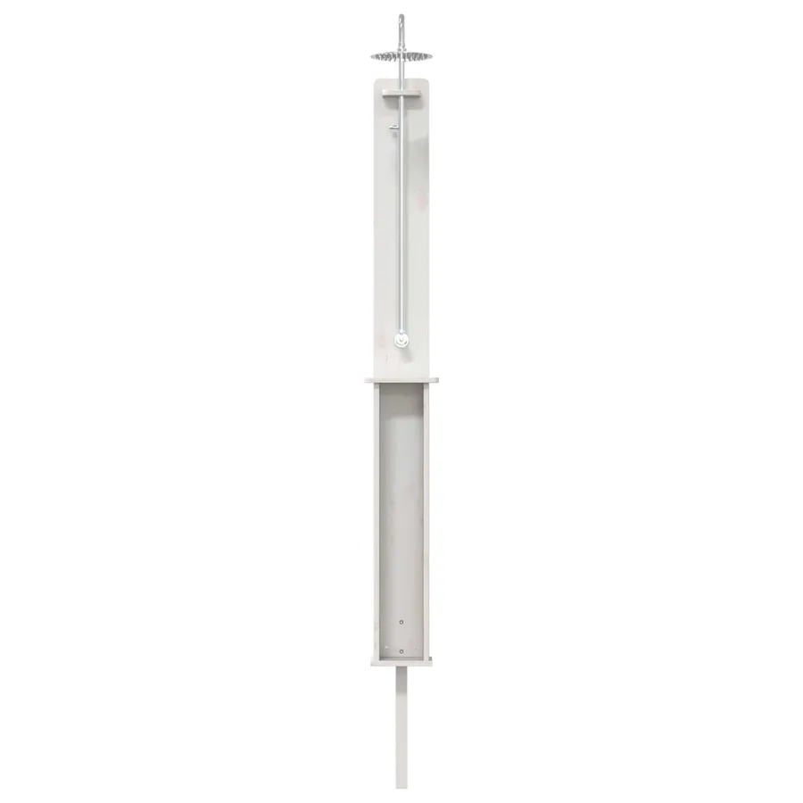 Douche d'extérieur 246 cm Blanc - 4