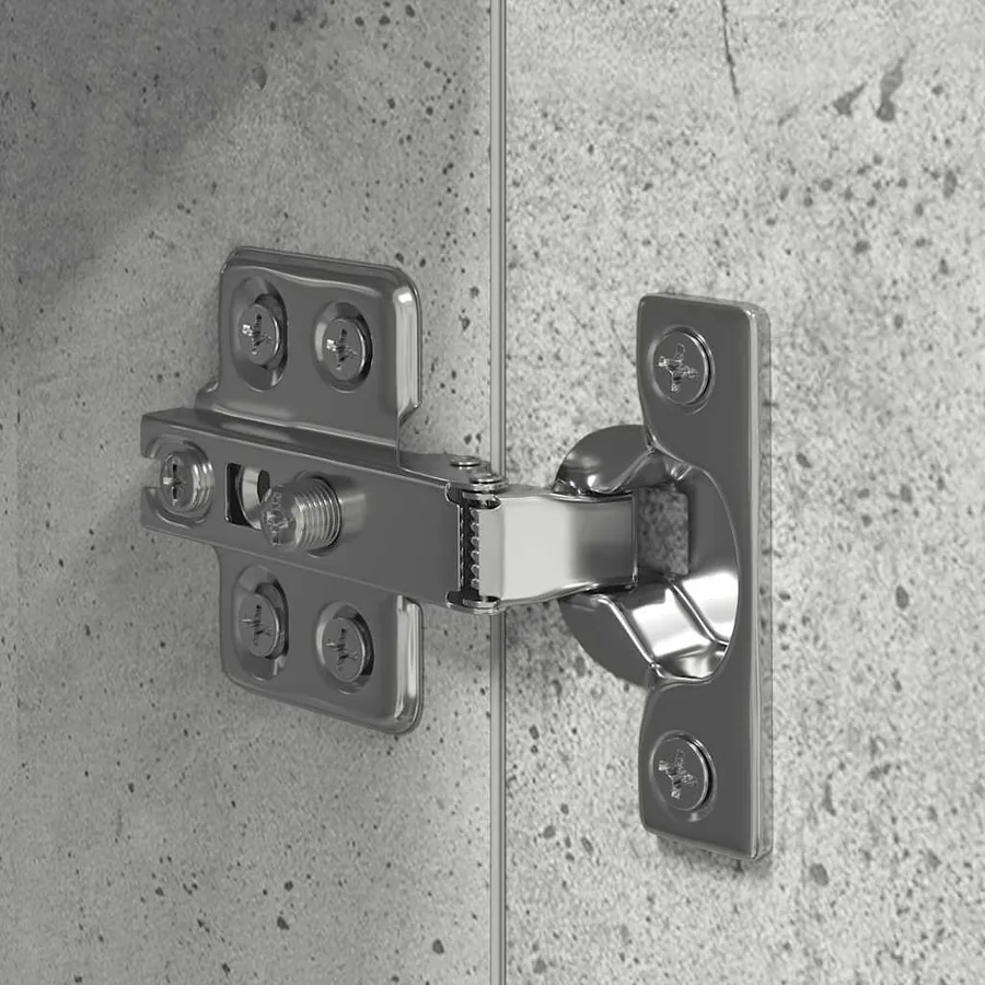 Ensemble de meubles TV 4 pcs Gris béton Bois d'ingénierie - 8