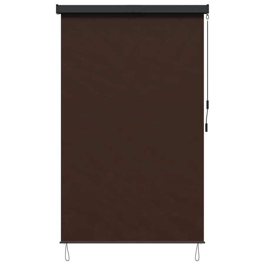 Store enrouleur Marron 120 x 250 cm Tissu et Aluminium - 4