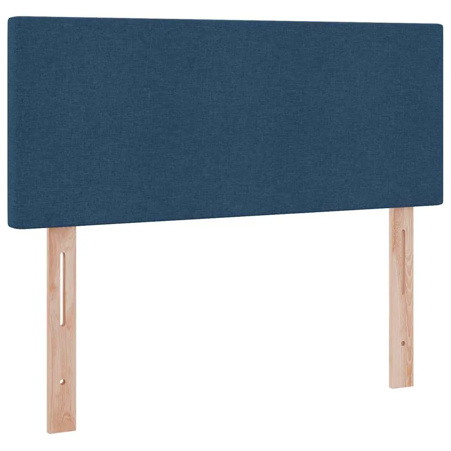 Lit de rangement LED avec matelas Bleu 120 x 190 cm Tissu - 8