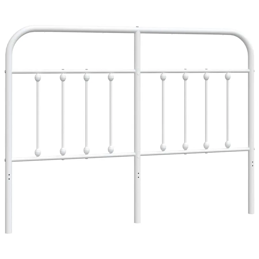 Tête de lit de remplacement métal blanc 150 cm - 2