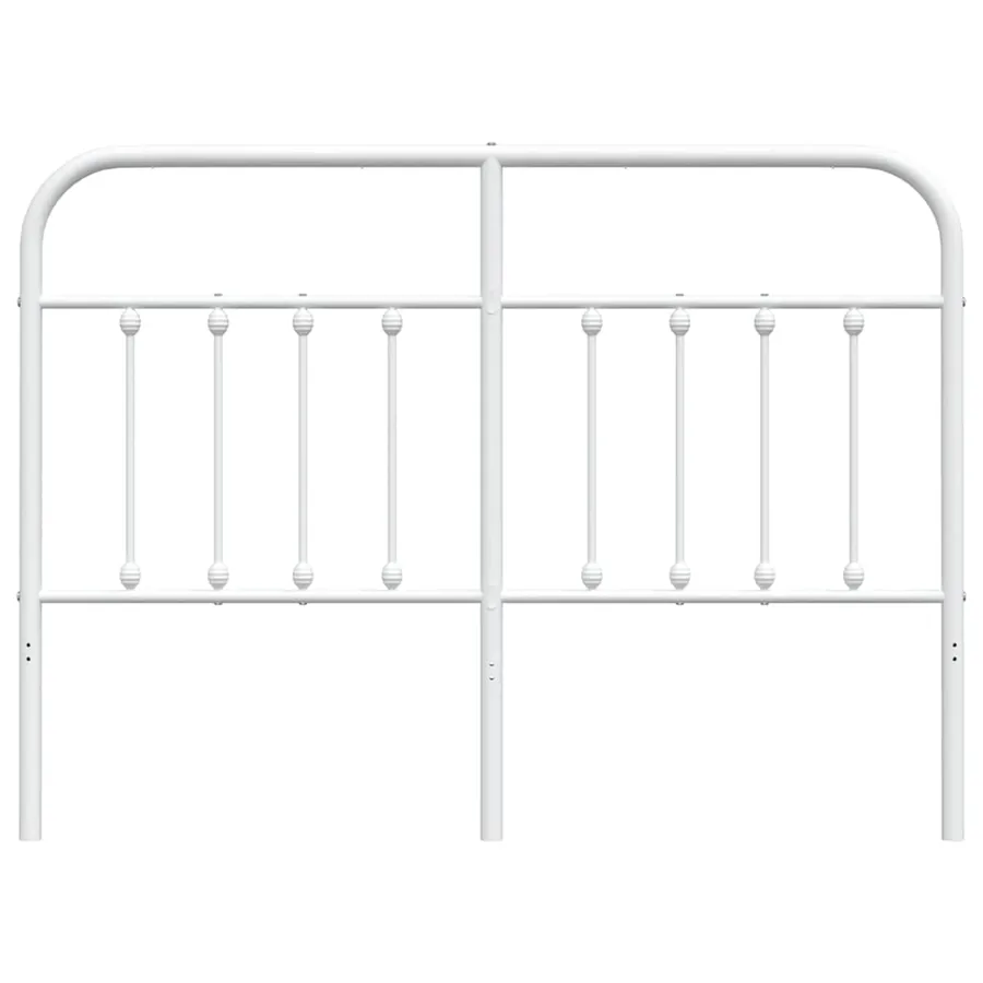 Tête de lit de remplacement métal blanc 150 cm - 4
